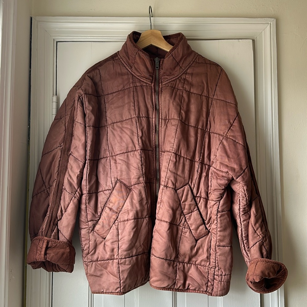 Free People Dolman Quilted Knit Jacket